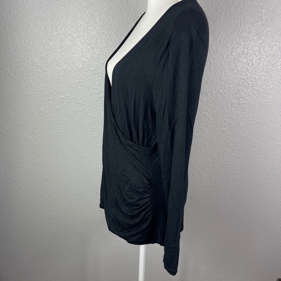 Merona‎ Black Long sleeve shirt large - Picture 6 of 9